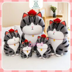 Gấu Bông Mèo Hoàng Thượng Big Size - Mèo Mặt Ngố 6 Gấu Bông Mèo Hoàng Thượng Big Size - Mèo Mặt Ngố