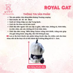 Gấu Bông Mèo Hoàng Thượng Pikachu Kuromi