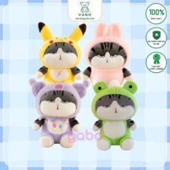 Gấu Bông Mèo Hoàng Thượng Pikachu Kuromi