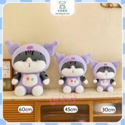 Gấu Bông Mèo Hoàng Thượng Pikachu Kuromi 4 Gấu Bông Mèo Hoàng Thượng Pikachu Kuromi