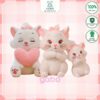 Gấu Bông Mèo Marie Cat Ôm Tim Siêu Đáng Yêu