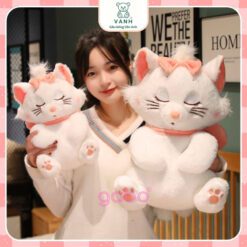 Gấu Bông Mèo Marie Cat Ôm Tim Siêu Đáng Yêu 4 Gấu Bông Mèo Marie Cat Ôm Tim Siêu Đáng Yêu