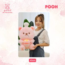 Gấu bông Gấu Pooh Đầu Bếp Ôm Mật Ong
