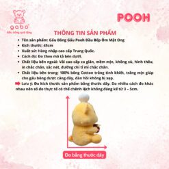 Gấu bông Gấu Pooh Đầu Bếp Ôm Mật Ong