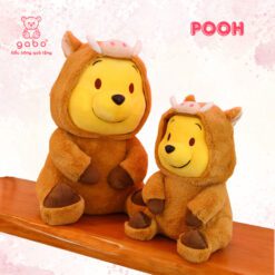 Gấu Bông Gấu Pooh Đội Lốt Heo Cởi Được Nón - Gấu Pooh