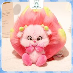 Gấu Bông Thỏ Nằm Áo Sọc - Gối Ôm Thỏ Đáng Yêu