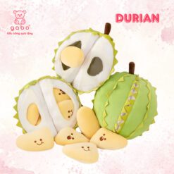 Gấu Bông Múi Sầu Riêng - 1 Múi Gồm 2 Cơm Sầu Tách Ra Được