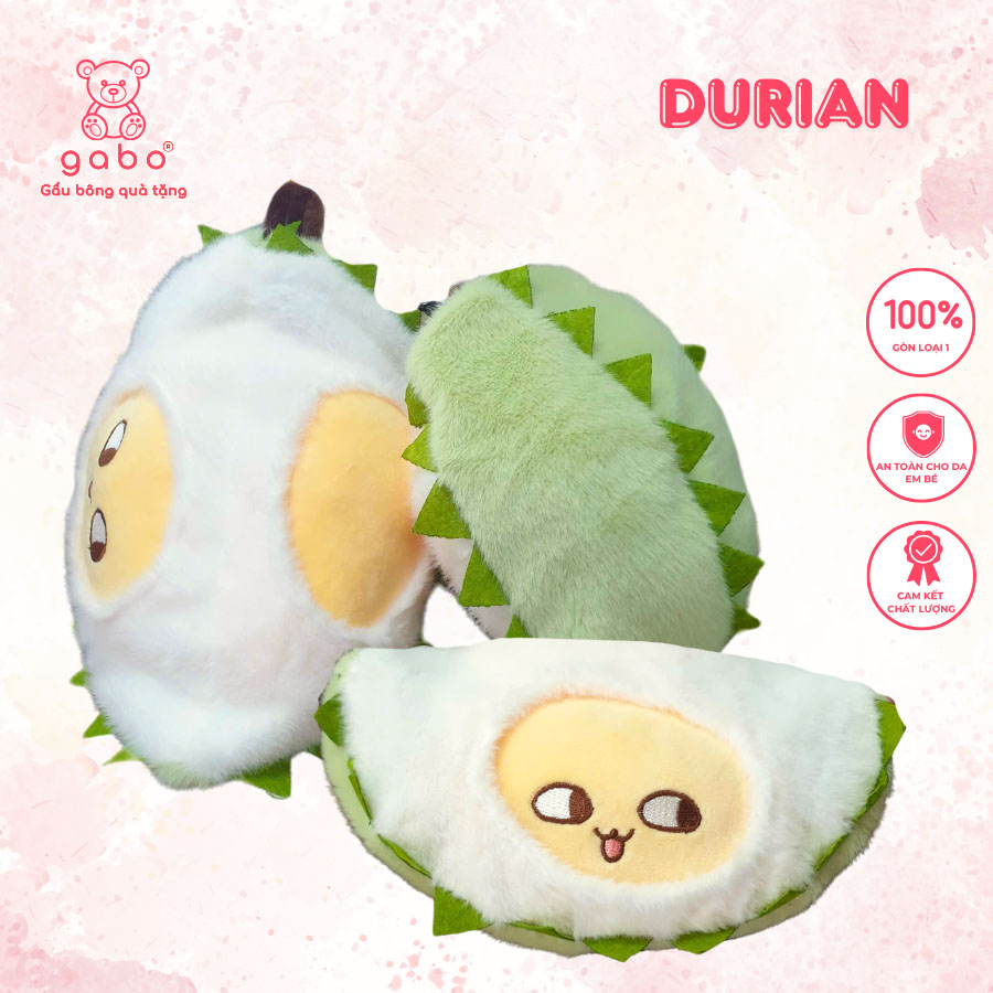 Gấu Bông Múi Sầu Riêng - 1 Múi Gồm 2 Cơm Sầu Tách Ra Được