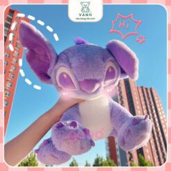 Gấu Bông Stick Tím Mộng Mơ, Hàng Nhập chuẩn hình 100%