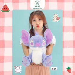 Gấu Bông Stick Tím Mộng Mơ, Hàng Nhập chuẩn hình 100%
