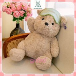 Gấu Bông Teddy Ngồi Bịt Mắt Iloveyou Băng Đô 35-45cm 8 Gấu Bông Teddy Ngồi Bịt Mắt Iloveyou Băng Đô CóThể Tháo Rời