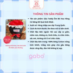 Gấu Teddy Ôm Hoa Hồng Có Ngăn Đựng Quà – Quà Sinh Nhật, Valentine, Kỷ Niệm 7 Gấu Teddy Ôm Hoa Hồng Có Ngăn Đựng Quà – Quà Sinh Nhật, Valentine, Kỷ Niệm