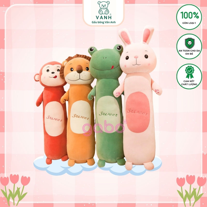 Gối Ôm Thỏ Ếch Khỉ – Bạn Đồng Hành Ngủ Ngon Cho Bé 13 Gấu Nhồi Bông Thỏ Ếch Khỉ, Gối Ôm Cho Bé, Gối Ôm Thỏ Ếch Khỉ