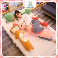 Gấu Nhồi Bông Thỏ Ếch Khỉ, Gối Ôm Cho Bé, Gối Ôm Thỏ Ếch Khỉ