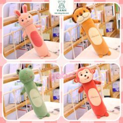 Gấu Nhồi Bông Thỏ Ếch Khỉ, Gối Ôm Cho Bé,Gối Ôm Thỏ Ếch Khỉ