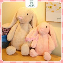 Gấu Bông Jelly Cat Thỏ Tai Dài – Mềm Mịn, Sang Trọng