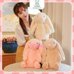 Gấu Bông Jelly Cat Thỏ Tai Dài – Mềm Mịn, Sang Trọng