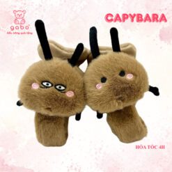 Gấu Bông Vòng Tay Capybara - Chuột Lang Nước Ôm Vợt 7 Gấu Bông Vòng Tay Capybara - Chuột Lang Nước Ôm Vợt