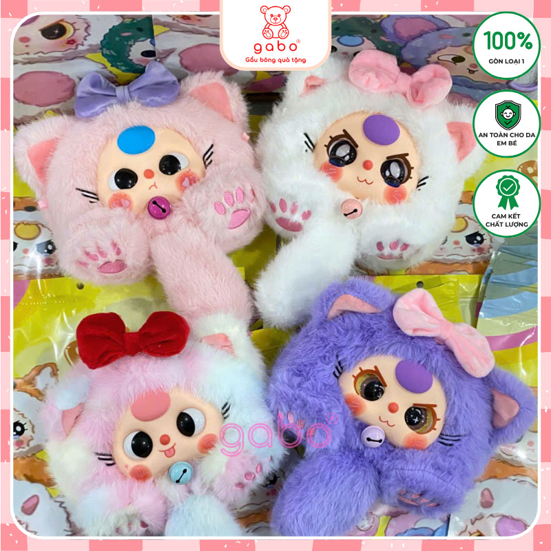 Xưởng sản xuất kinh doanh thú bông quà tặng Quảng Châu cao cấp Túi Mù Bé Ba Baby Three Mèo Lady Bag - Mắt Ngẫu Nhiên