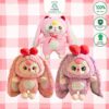 Gấu Bông Baby Three Đầu To Cute - Bé Ba Thỏ 400% Tai Cụp