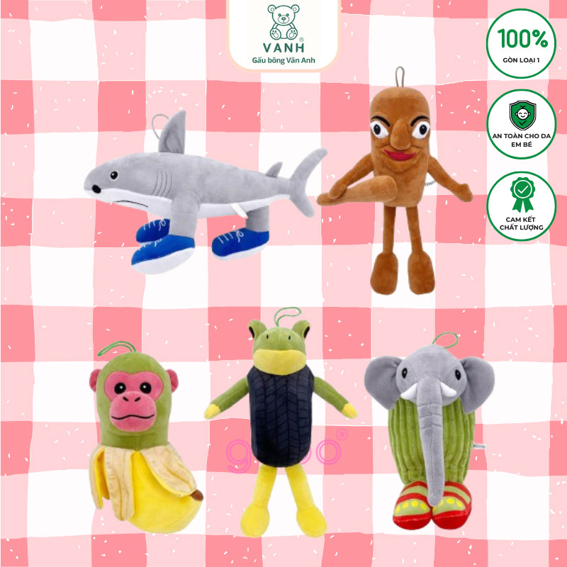 Xưởng sản xuất kinh doanh thú bông quà tặng Quảng Châu cao cấp Gấu Bông Tung Tung tung Sahur, Tralaelo tralala