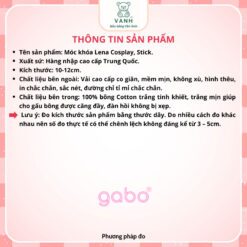 Móc khóa Lena, Stick, Loopy, Cushin Đủ Mẫu, Loopy thổi bóng 6 Móc khóa Lena, Stick, Loopy, Cushin Đủ Mẫu, Loopy thổi bóng