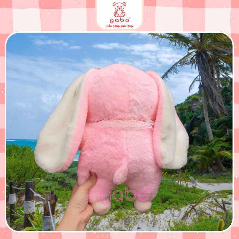 Xưởng sản xuất kinh doanh thú bông quà tặng Quảng Châu cao cấp Gấu Bông Baby Three Đầu To Cute - Bé Ba Thỏ 400% Tai Cụp