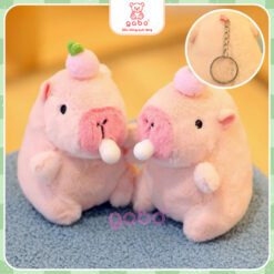 Móc Khoá Capybara Rút Mũi, Chuột Lang Rút Mũi 4 Móc Khoá Capybara Rút Mũi, Chuột Lang Rút Mũi