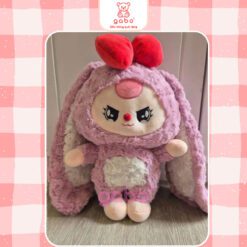 Gấu Bông Baby Three Đầu To Cute - Bé Ba Thỏ 400% Tai Cụp 2 Gấu Bông Baby Three Đầu To Cute - Bé Ba Thỏ 400% Tai Cụp