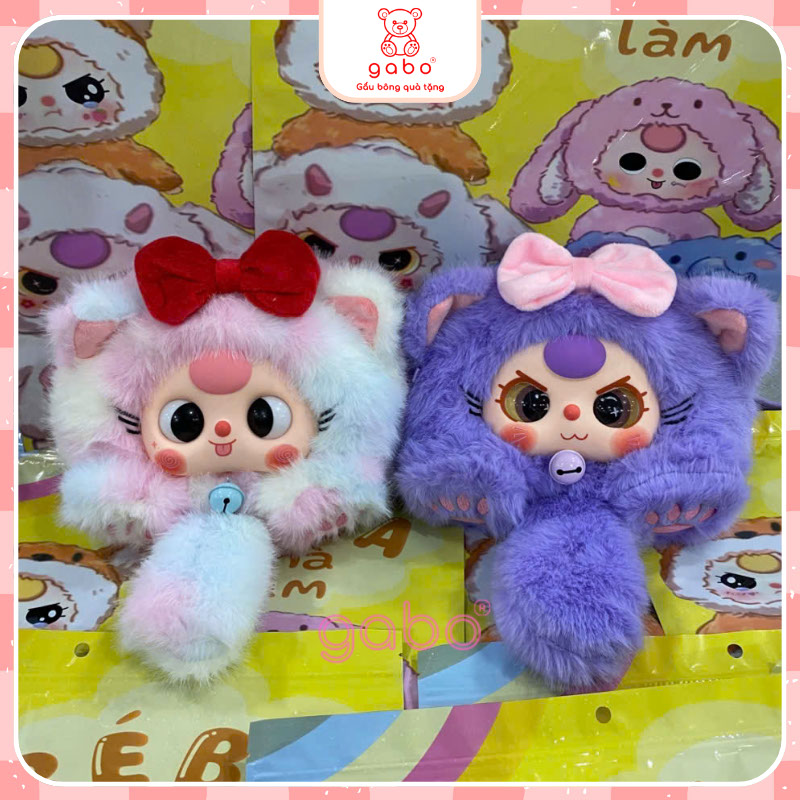 Xưởng sản xuất kinh doanh thú bông quà tặng Quảng Châu cao cấp Túi Mù Bé Ba Baby Three Mèo Lady Bag - Mắt Ngẫu Nhiên