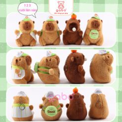 Móc Khoá Capybara Rút Mũi, Chuột Lang Rút Mũi 1 Móc Khoá Capybara Rút Mũi, Chuột Lang Rút Mũi