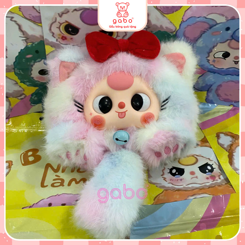 Xưởng sản xuất kinh doanh thú bông quà tặng Quảng Châu cao cấp Túi Mù Bé Ba Baby Three Mèo Lady Bag - Mắt Ngẫu Nhiên