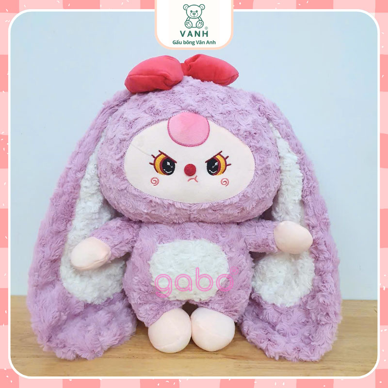 Xưởng sản xuất kinh doanh thú bông quà tặng Quảng Châu cao cấp Gấu Bông Baby Three Đầu To Cute - Bé Ba Thỏ 400% Tai Cụp