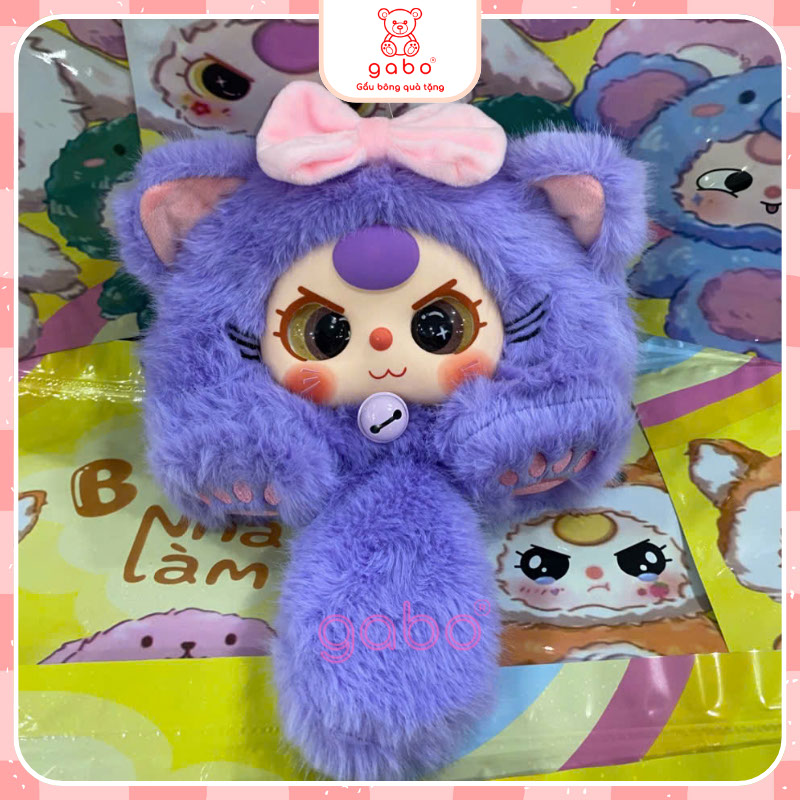 Xưởng sản xuất kinh doanh thú bông quà tặng Quảng Châu cao cấp Túi Mù Bé Ba Baby Three Mèo Lady Bag - Mắt Ngẫu Nhiên