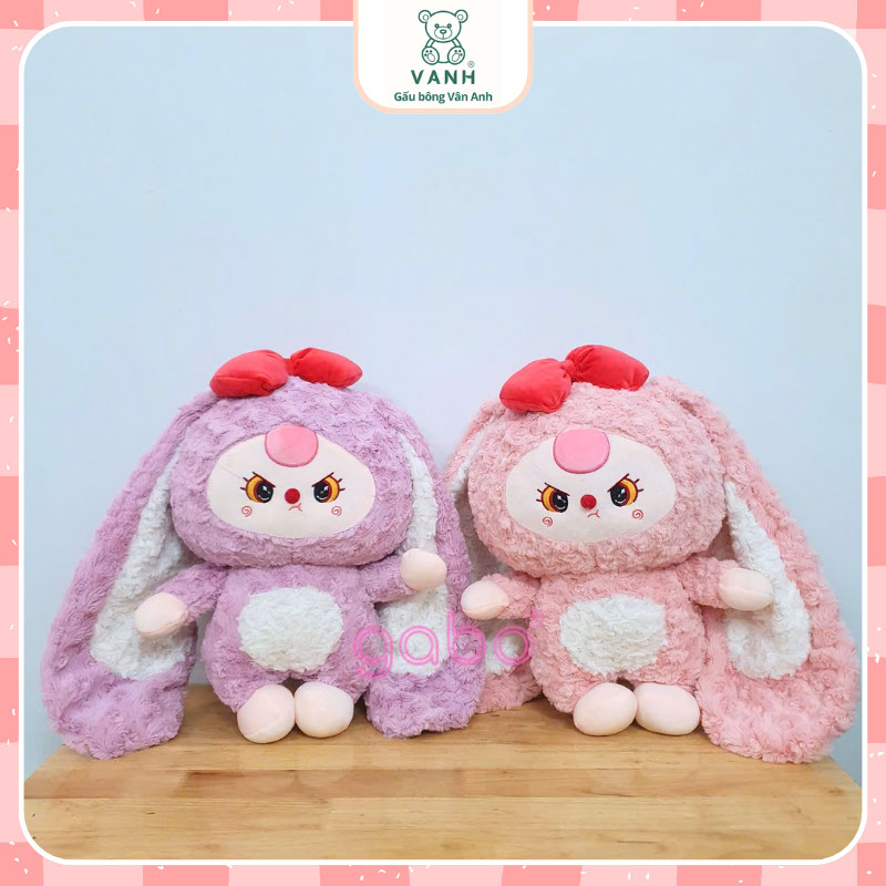 Xưởng sản xuất kinh doanh thú bông quà tặng Quảng Châu cao cấp Gấu Bông Baby Three Đầu To Cute - Bé Ba Thỏ 400% Tai Cụp