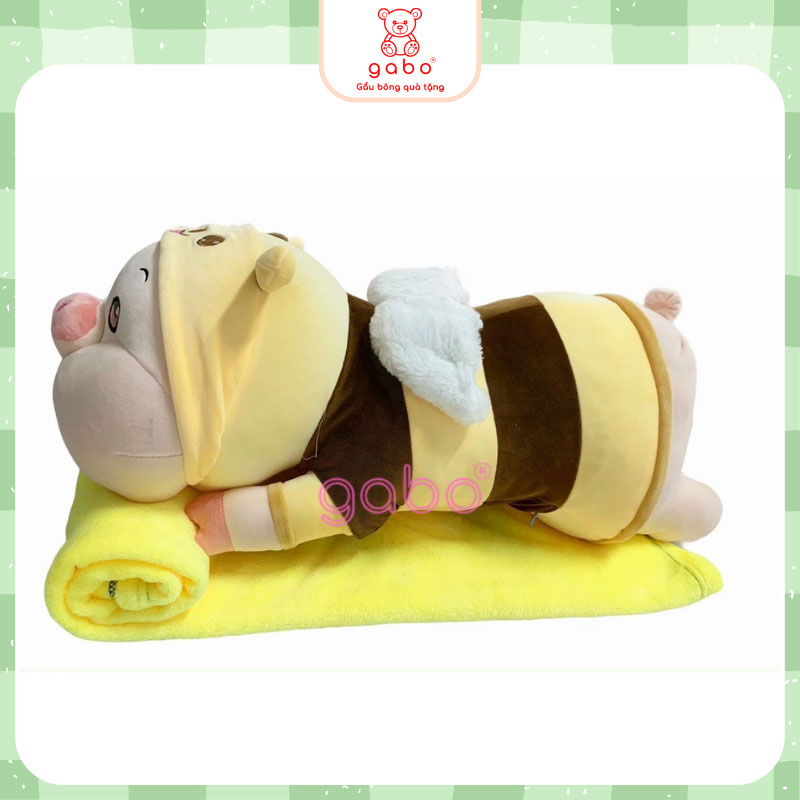 Xưởng sản xuất kinh doanh thú bông quà tặng Quảng Châu cao cấp Gấu Bông Heo Ong – Thiết Kế Đáng Yêu Và Độc Lạ