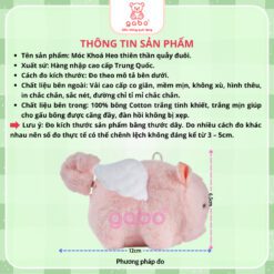 Móc Khoá Heo Thiên Thần Quẫy Đuôi - Lợn Bóp Bụng 7 Móc Khoá Heo Thiên Thần Quẫy Đuôi - Lợn Bóp Bụng