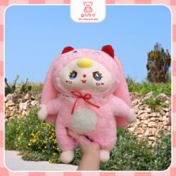 Gấu Bông Baby Three Đầu To Cute - Bé Ba Thỏ 400% Tai Cụp 5 Gấu Bông Baby Three Đầu To Cute - Bé Ba Thỏ 400% Tai Cụp