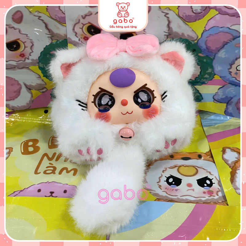 Xưởng sản xuất kinh doanh thú bông quà tặng Quảng Châu cao cấp Túi Mù Bé Ba Baby Three Mèo Lady Bag - Mắt Ngẫu Nhiên