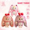 Gấu Bông Baby Three Đầu To Cute - Bé Ba Thỏ 400% Tai Cụp
