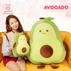 Gấu Bông Bơ Dài, Gối Ôm Bơ Gối Ôm Cho Bé Gối Ôm Dài Cute, Gấu bông quả bơ tròn