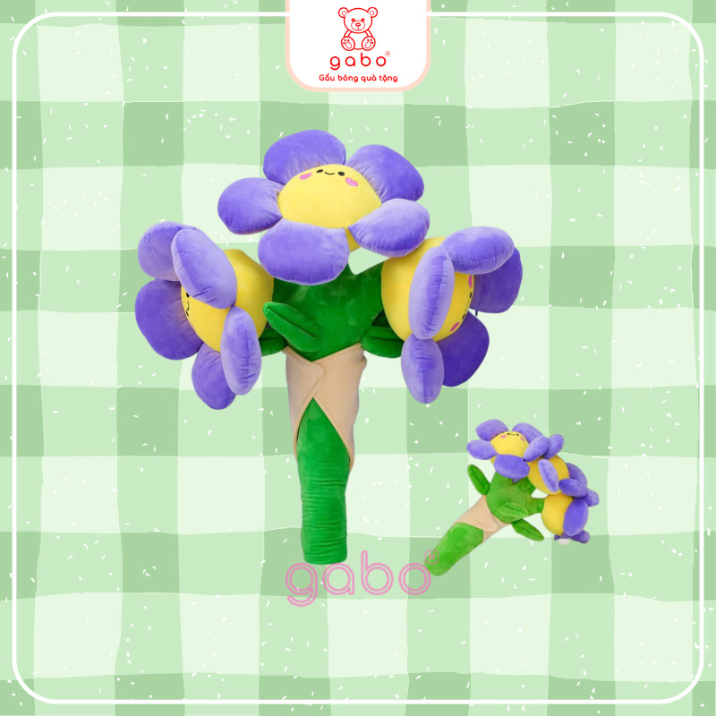 🧸 Gấu Bông Hoa Mặt Cười – Món Quà Dễ Thương Khiến Ai Cũng Phải Mỉm Cười 🌼 6 hoa cúc mặt trời
