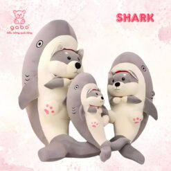 Gấu Nhồi Bông Cá Mập Mặt Chó Husky, Cá Mập Mặt Gấu