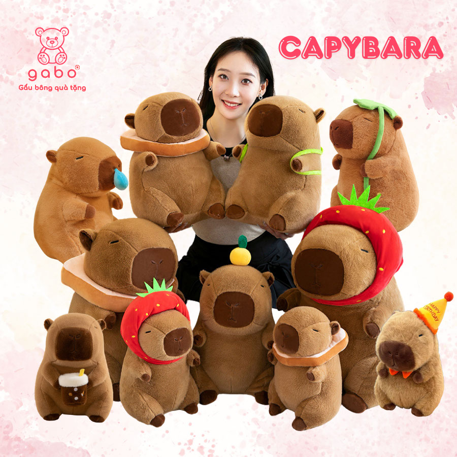 Gấu Bông Chuột Lang Nước Đeo Balo Rùa