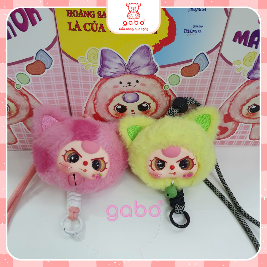 Xưởng sản xuất kinh doanh thú bông quà tặng Quảng Châu cao cấp Blind Box Baby Three Dây Đeo Điện Thoại Hàng VN