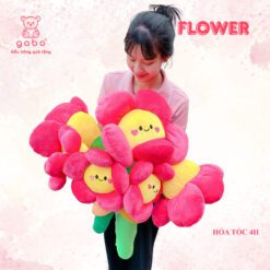 Gấu Bông Hoa Cúc Mặt Cười, Nhồi Bông Xinh Xắn, Gấu Bông Hoa Mặt Cười Khổng Lồ