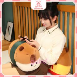 Gấu Bông Capybara Sushi - Capybara Cosplay Cơm Nắm