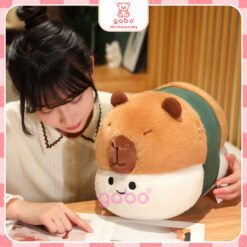 Gấu Bông Capybara Sushi - Capybara Cosplay Cơm Nắm
