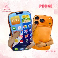 gấu bông iphone 17 pro max cam sa mạc