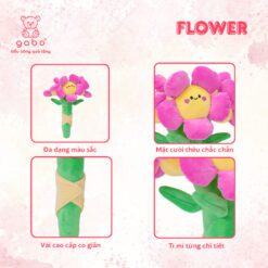 Gấu Bông Hoa Cúc Mặt Cười, Nhồi Bông Xinh Xắn, Gấu Bông Hoa Mặt Cười Khổng Lồ